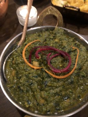 Chana saag   at Sula in Vancouver