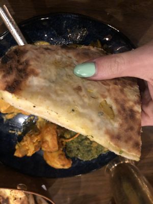 Aloo naan !   at Sula in Vancouver