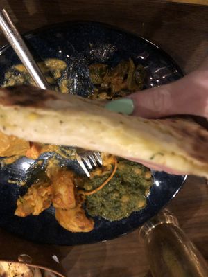 Aloo naan - my favourite   at Sula in Vancouver