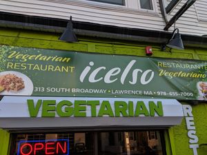 Great Vegan restaurant with Awesome food and drinks. at Icelso in Lawrence