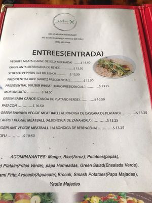 Menu p. 1 at Icelso in Lawrence