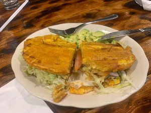 Delicious! Patacon at Icelso in Lawrence