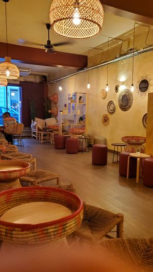 Cool interior at Taitu in Barcelona