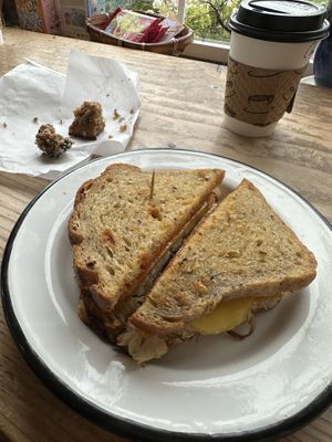 Vegan tempeh Reuben   at Wild Grocery & Cafe in Manzanita