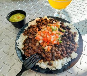 Get guac on the side. Huge portions good to share at Mad Beach Craft Brewing in Madeira Beach