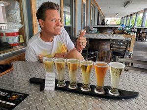 GF Cider Flight at Mad Beach Craft Brewing in Madeira Beach