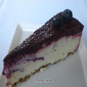 Blueberry Sheezecake at Bliss Raw Cafe and Elixir Bar in Dallas