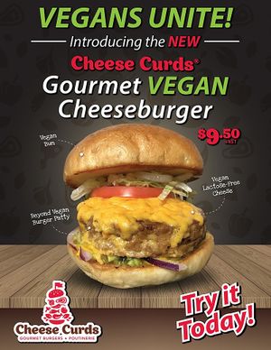 vegan
 at Cheese Curds in Oromocto