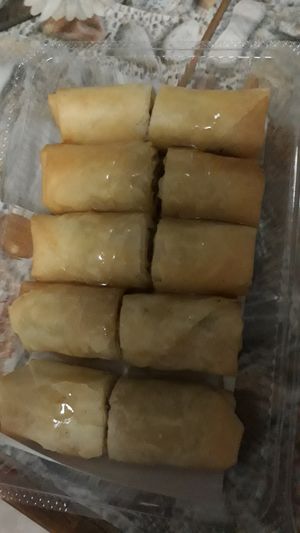 Spring rolls (take-out) at V. Napaphud Vegetarian Food in Chiang Mai