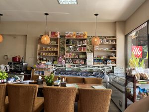 Seating area  #Veganuary at V. Napaphud Vegetarian Food in Chiang Mai