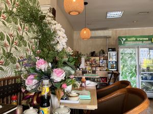 Seating  #Veganuary at V. Napaphud Vegetarian Food in Chiang Mai