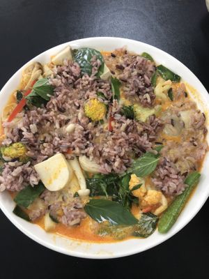 Lovely curry  at V. Napaphud Vegetarian Food in Chiang Mai