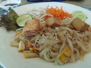 Pad Thai at V. Napaphud Vegetarian Food in Chiang Mai