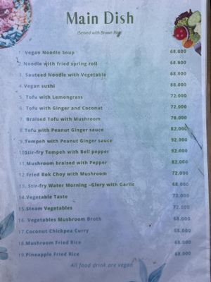   at Ngon Vegan Restaurant in Tam Coc