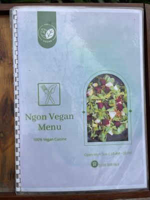   at Ngon Vegan Restaurant in Tam Coc