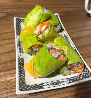 Nems   at Ngon Vegan Restaurant in Tam Coc