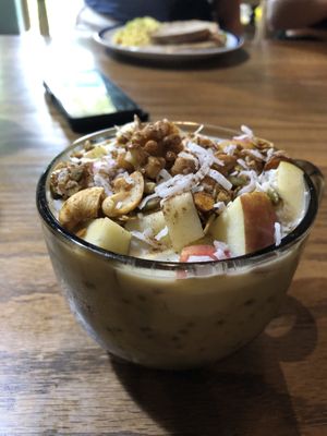 Overnight oats  at Ngon Vegan Restaurant in Tam Coc