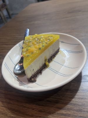Cheesecake  at Ngon Vegan Restaurant in Tam Coc