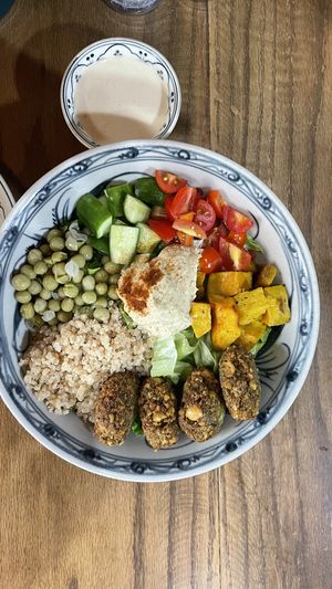 Falafel bowl  at Ngon Vegan Restaurant in Tam Coc