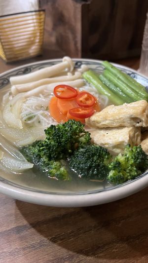 Pho  at Ngon Vegan Restaurant in Tam Coc