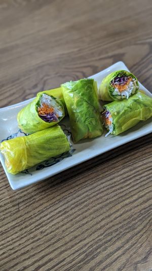 Fresh Spring Rolls at Ngon Vegan Restaurant in Tam Coc