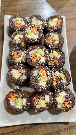 Vegan sushii  at Ngon Vegan Restaurant in Tam Coc