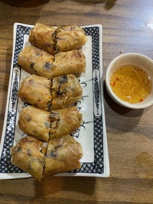 Spring rolls   at Ngon Vegan Restaurant in Tam Coc