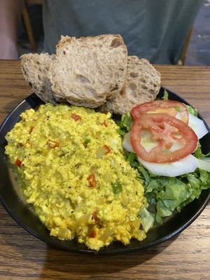 Scrambled tofu   at Ngon Vegan Restaurant in Tam Coc