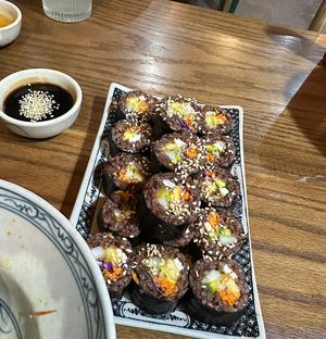 Sushi Plate  at Ngon Vegan Restaurant in Tam Coc