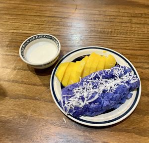 Mango sticky rice  at Ngon Vegan Restaurant in Tam Coc