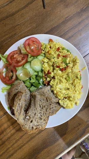 Scrambled Tofu  at Ngon Vegan Restaurant in Tam Coc
