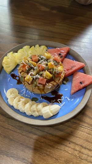 Banana Pancake  at Ngon Vegan Restaurant in Tam Coc