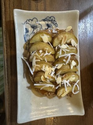 Almond butter toast  at Ngon Vegan Restaurant in Tam Coc