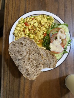 Scrambled tofu  at Ngon Vegan Restaurant in Tam Coc
