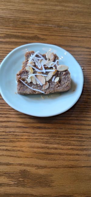 Banana bread at Ngon Vegan Restaurant in Tam Coc