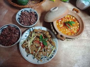 Lovely food at Ngon Vegan Restaurant in Tam Coc