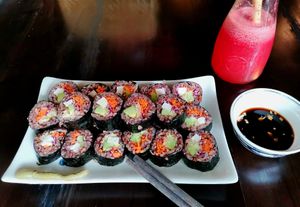 Vegan Sushi at Ngon Vegan Restaurant in Tam Coc