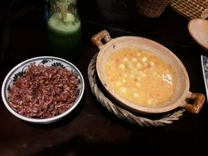 Chickpea-Coconut-Curry at Ngon Vegan Restaurant in Tam Coc