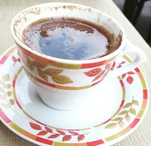 Turkish coffee at Efes Kalyon Restaurant in Selcuk