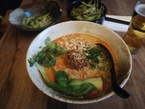 Vegan Tantanmen Ramen at Momo Ramen in Hamburg