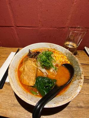 Spicy Miso Ramen Vegan   at Momo Ramen in Hamburg