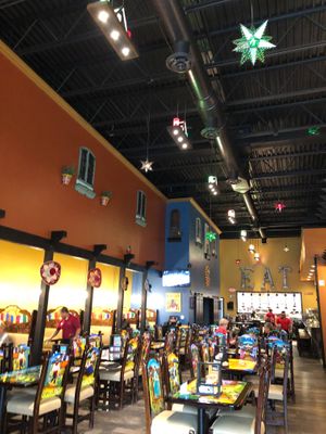 colorful interior at La Plaza Fiesta in Madelia