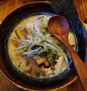 Vegan ramen at Ume no Hana in Hamburg