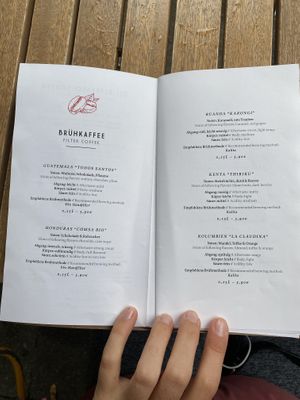 Menu at Nord Coast Coffee - Eppendorfer in Hamburg
