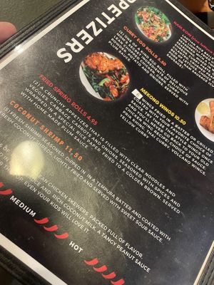 Menu   at Mekong in Ottawa