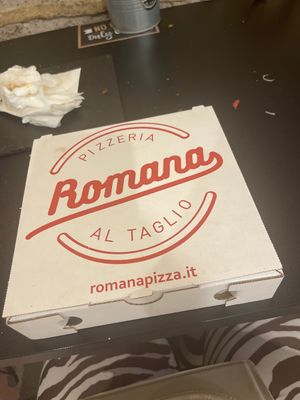 Can take away  at Romana in Rome