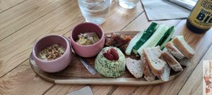 Homemade "Fauxmage" at Xuxu in Biarritz