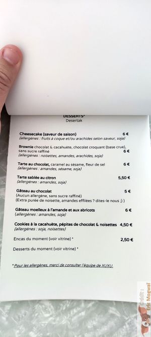 Desserts at Xuxu in Biarritz