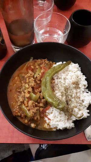 Axoa (traditional Basque dish) at Xuxu in Biarritz