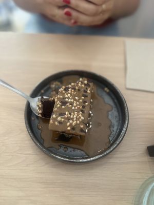 No-allergen Brownie (with additional nuts butter)  at Xuxu in Biarritz